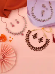 Anouk Gold-Plated Earring & Necklace Set