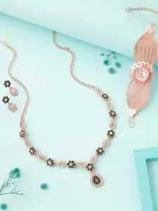 Anouk Gold-Plated Bracelet & Necklace Set