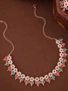 Anouk Gold-Plated Earring & Necklace Set