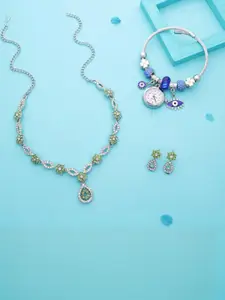 Anouk Gold-Plated Bracelet & Necklace Set