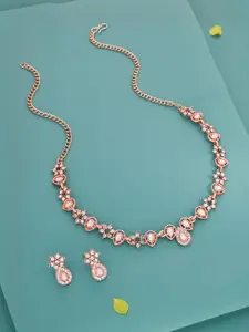 Anouk Gold-Plated Earring & Necklace Set