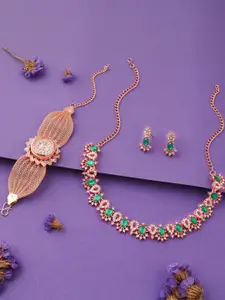 Anouk Gold-Plated Bracelet & Necklace Set