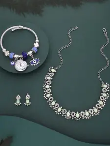 Anouk Gold-Plated Bracelet & Necklace Set