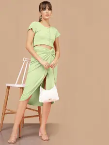 The Roadster Lifestyle Co Tulip Midi Skirt