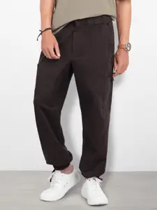 The Roadster Life Co. Men Mid-Rise Relaxed Fit Cotton Cargos