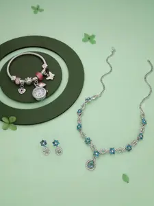 Anouk Gold-Plated Bracelet & Necklace Set