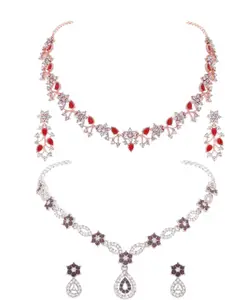 Anouk Gold-Plated Earring & Necklace Set