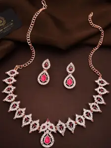Anouk Gold-Plated Earring & Necklace Set