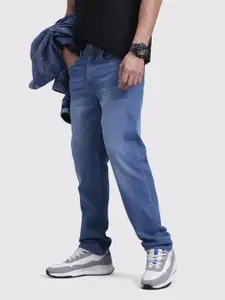 The Roadster Life Co. Men Relaxed Fit Light Fade Stretchable Jeans