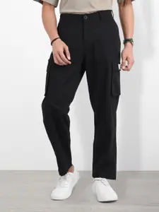 The Roadster Life Co. Men Mid-Rise Relaxed Fit Cotton Cargos