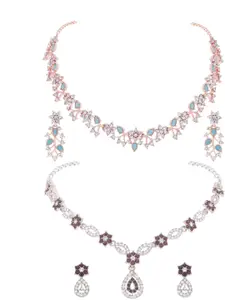 Anouk Gold-Plated Earring & Necklace Set