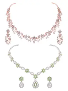 Anouk Gold-Plated Earring & Necklace Set