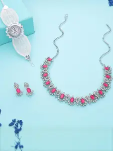 Anouk Gold-Plated Bracelet & Necklace Set