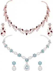 Anouk Gold-Plated Earring & Necklace Set