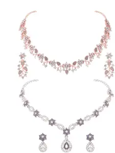 Anouk Gold-Plated Earring & Necklace Set