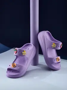 Campus Women Self Design Plastic Slip-On