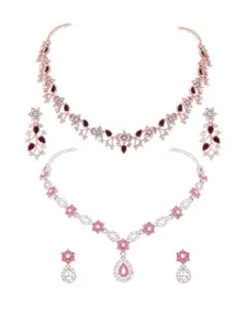 Anouk Gold-Plated Earring & Necklace Set