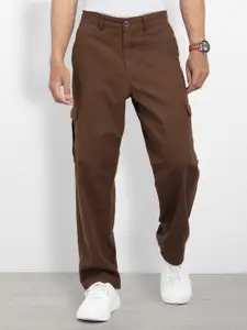 The Roadster Life Co. Men Relaxed Fit Cotton Cargos