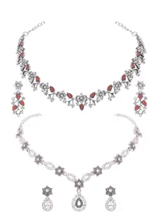 Anouk Gold-Plated Earring & Necklace Set