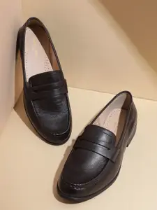 Kenneth Cole Leather Women Leather Penny Loafers