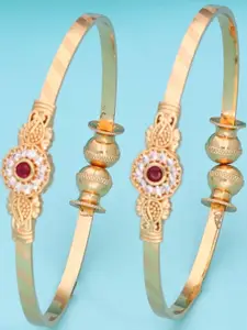 Anouk Gold-Plated Mangalsutra & Bangles