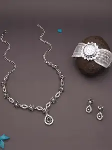 Anouk Gold-Plated Bracelet & Necklace Set