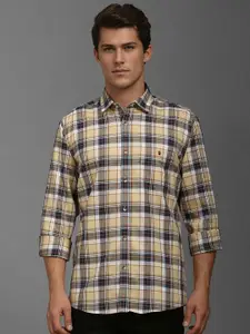 Louis Philippe Sport Men Checked Slim Fit Pure Cotton Casual Shirt