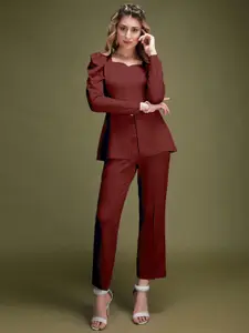 SRUTVA FASHION Top With Palazzo Co-Ords