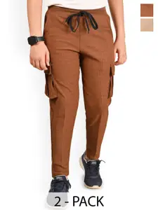 BAESD Boys Pack Of 2 Mid-Rise Cargos