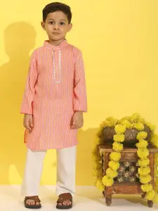 Cutiekins Boys Printed Regular Kurta with Pyjamas