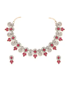 Anouk Gold-Plated Earring & Necklace Set