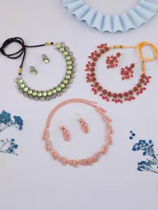 Anouk Gold-Plated Earring & Necklace Set