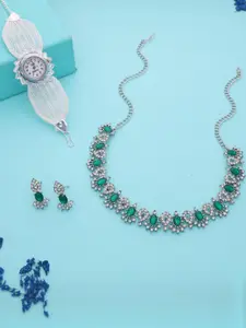 Anouk Gold-Plated Bracelet & Necklace Set