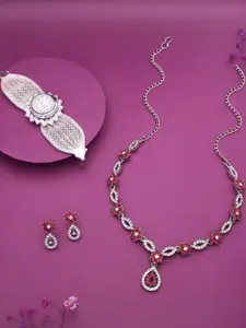 Anouk Gold-Plated Bracelet & Necklace Set