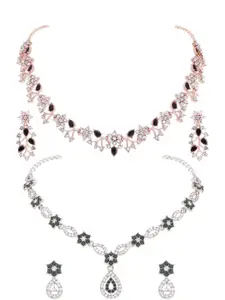 Anouk Gold-Plated Earring & Necklace Set