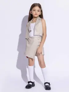 taffykids Girls Sleeveless Top With Skirt