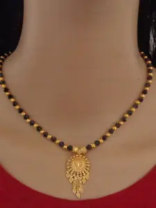 Ramdev Art Fashion Jwellery Gold-Plated Brass Necklace