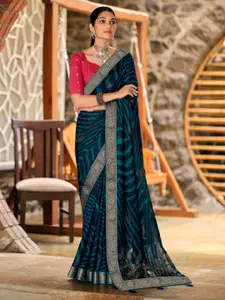 Saree mall Abstract Embellished Beads and Stones Mysore Silk Sarees