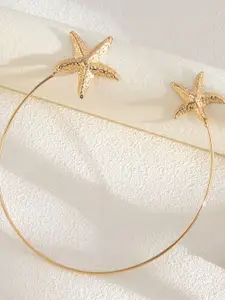 StyleCast x Revolte Gold-Plated Open Minimal Necklace