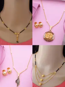 Ramdev Art Fashion Jwellery Gold-Plated Brass Necklace