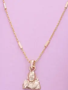 Ramdev Art Fashion Jwellery Gold-Plated Brass Necklace