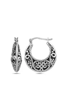 LeCalla 925 Sterling Silver Circular Hoop Earrings