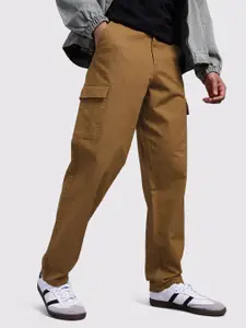 The Roadster Life Co. Men Relaxed Fit Cotton Cargos