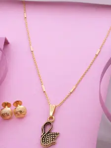 Ramdev Art Fashion Jwellery Gold-Plated Brass Necklace