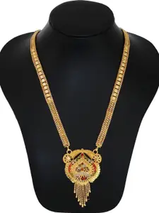 Ramdev Art Fashion Jwellery Gold-Plated Brass Necklace