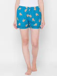 ETC Women Printed Lounge Shorts