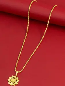 Ramdev Art Fashion Jwellery Gold-Plated Brass Necklace