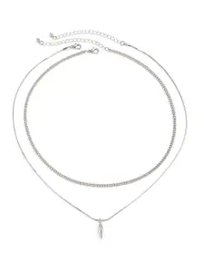 StyleCast x Revolte Silver-Plated Minimal Necklace