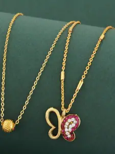 Ramdev Art Fashion Jwellery Gold-Plated Brass Necklace