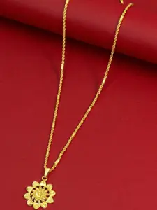 Ramdev Art Fashion Jwellery Gold-Plated Brass Necklace